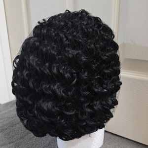 Elegant Black Curly Wig